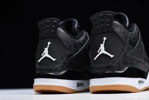 Reps LUCY Air Black CI1184-001 Jordan 4 Laser Retro 0420